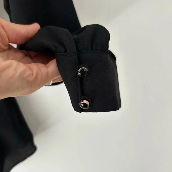 Aritzia Babaton collard plunge attached scarf  top - Picture 9 of 13